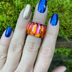 Swarovski Curiosa cocktail ring size 52/ US 5 3/4